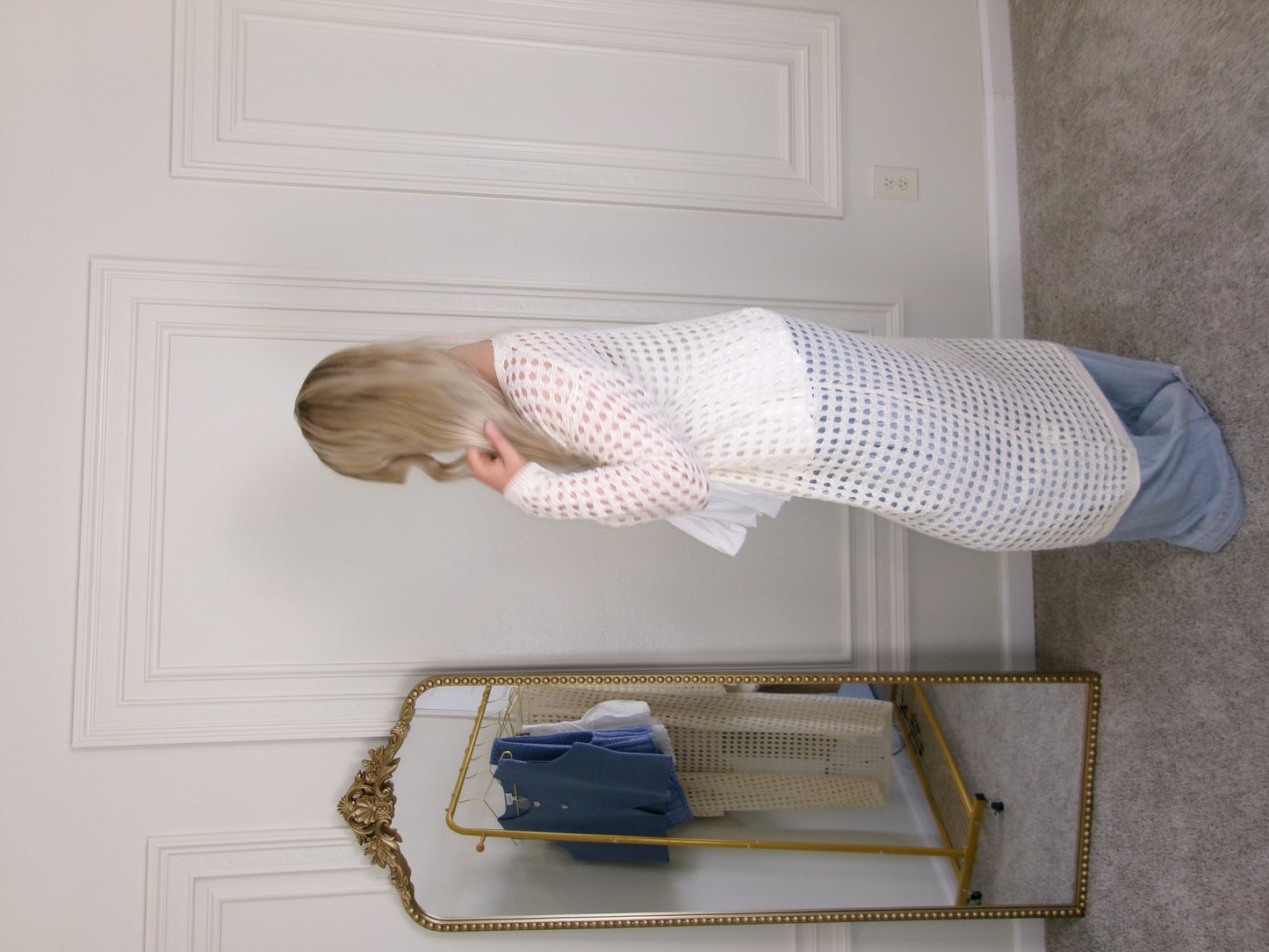 Nantucket Nights Crocheted Cardigan